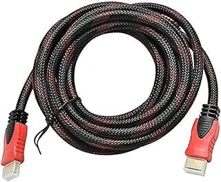 كابل HDMI فائق الجودة v1.4 يدعم إيثرنت و 4K و 3D، لون ذهبي، طول 3 متر
