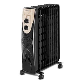دفاية زيت بلاك اند ديكر OR011FD-B5، 11 ريشة - 2500 وات - أسود - ضمان دولي