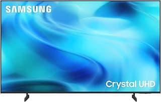 تلفزيون كريستال الترا اتش دي مقاس 55 بوصة من سامسونج بمعالج U8000H، دقة 4K، معالج كريستال، ترقية دقة 4K، تقنية كيو سيمفوني، محمي بواسطة نوكس، UA55U8000HUXEG (موديل 2026)