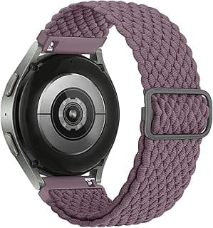 استيك ساعة نايلون مطاطي 20 مم لسامسونج Galaxy Watch 7/6/5/4/FE/6 Classic/4 Classic/Watch 5 pro/3/Active 2، رياضي وجيد التهوية