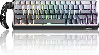 Mechanical Gaming Keyboard 60%,Magnetic Switch Hot Swappable, Rapid Trigger, Adjustable Actuation, 8000Hz Polling Rate, RGB Backlit, Compact 68 Keys for Laptop/PC Gamer, Wired, Black