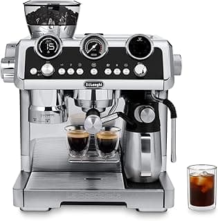 La Specialista Maestro: Ultimate Cold Brew Manual Coffee Machine, Experience with Smart Tech, Cold Extraction Technology, 8 Recipes, Manual/Automatic Frothing, Metal - EC9865.M