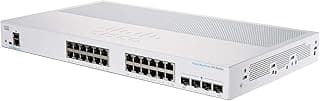 محول قنوات إرسال الإشارة المدارة CBS350-24T-4G 24 من فذ جي اي، 4x1G اس اف بي (4G-CBS350-24T) من سيسكو بيزنس