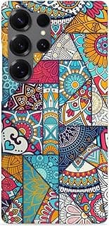 جراب سيليكون مطبوع بتصميم فينتاج متوافق مع سامسونج Galaxy S25 Ultra (5G)
