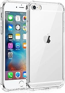 Whioltl Clear Case Compatible with iPhone 6 Plus and 6s Plus Case, Crystal Clear Polymer Phone Cover Slim Soft Silicone Anti-Scratch, Shockproof – Transparent
