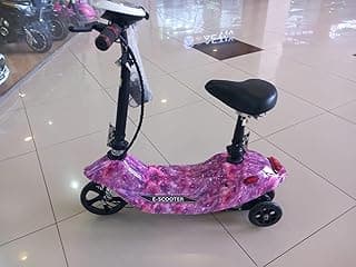 Electric Scooter With Chair And Flashlight