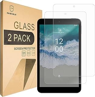 Mr.Shield Screen Protector for Nokia T10 Tablet [for Cover] Tempered Glass [9H Hardness] [2 Pieces] Bubble Free Screen Protector