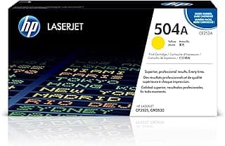 خرطوشة حبر 504A أصفر | تعمل مع طابعات اتش بي Color LaserJet سلسلة CM3530, CP3525 | CE252A