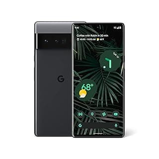موبايل جوجل بيكسل 6 برو بشريحتين اتصال ذاكرة ROM 128 جيجابايت وذاكرة RAM 12 جيجابايت - اسود ستورمي