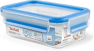 حافظة طعام تيفال Masterseal Fresh، مستطيلة، 0.55 لتر، أزرق/شفاف - K3021112