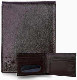 Men's Premium Genuine Cow Leather Wallet - Mens Wallet, Genuine Leather Men Wallet, Slim Stylish Design - Perfect for Modern Man (Brown)