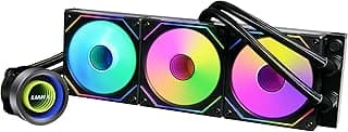 GA2T36INB Galahad II Trinity 360 AIO CPU Liquid Cooler 360mm - ARGB Daisy-chainable Radiator UNI Fan SL-INF - Intel® LGA 1700, 1200, 115X, AMD® AM5/AM4 Sockets - with SL Infinity Fans Black