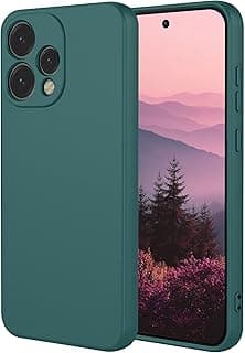 Soft Silicon Camera Protection Case with Microfiber Lining For Reno 15 5g silicone case (Dark green)