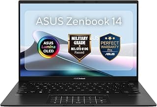 ASUS Zenbook 14 [UM3406GA-QL117W] AMD Ryzen™ AI 7 445 / LPDDR5X 16GB / 1TB SSD/AMD Radeon™ Graphics/FHD+ 14.0-Inch 60Hz (OLED) / WIN 11/1 Year Perfect Warranty Pro +[Sleeve]