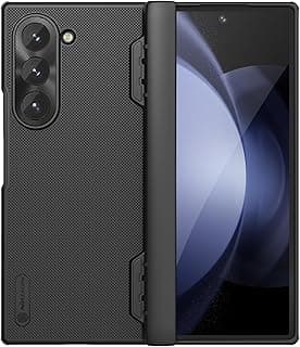 جراب Super Frosted Shield لسلسلة Fold مصمم لهاتف سامسونج Galaxy Z Fold 6 5G - أسود