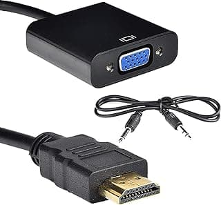 HDMI To VGA Audio Boost Converter Cable Converter Adapter 4488