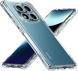 Case for Xiaomi Redmi Note 14 Pro 4G, Transparent Mobile Phone Case with Reinforced Corners, Protective Case, Thin, Soft Cover, Shockproof Bumper for Redmi Note 14 Pro 4G, Clear