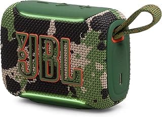 JBL مكبر صوت بلوتوث جو 5 محمول للغاية مع صوت JBL برو كبير وصوت جهوري قوي واقتران اير تاتش وتصميم مقاوم للماء ووقت تشغيل 10 ساعات من سكواد