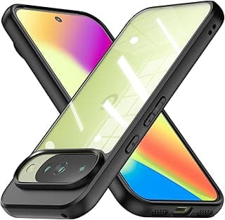 Clear Case for Google Pixel 10/10 Pro, Hard PC Back & Soft TPU Bumper [Not Yellowing] Shockproof Protective Phone Case Slim Fit Thin Cover for Pixel 10/10 Pro 2025