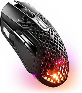 ماوس جيمنج لاسلكي 62406 Aerox 5 Wireless، فائق الخفة، 9 أزرار، استجابة سريعة، مقاوم للرذاذ والأتربة، معيار IP54، شحن سريع، عمر استخدام طويل