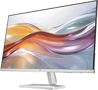 شاشة S5-527SF-94F44AS من اتش بي: شاشة ليد 27 بوصة 1920×1080 FHD-عدد 300 وحدة مضيئة في البيكسل-تصنيف IPS-منفذ Vga/منفذ HDMI 1.4/HDMI -تردد 100 هرتز- رفيعة جدًا- 3 جوانب بدون حواف - لون فضي