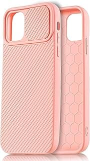 Silicone Camera Protection Case Compatible with iPhone 12/12 Pro - Matte Finish - Flexible TPU Silicone Case with Camera Protection - Ultra Slim Soft Back Cover
