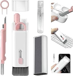 "7 in 1 Electronic Cleaning Kit - Multi-Purpose Keyboard and Headphone Cleaner with Brush, 3-in-1 Pen for Earphones, Laptops, Phones, and PC Monitors"