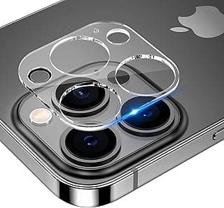 واقي عدسة كاميرا شفاف متوافق مع iPhone 12 Pro، زجاج مقوى 9H مقاوم للخدش ومتين فائق النحافة