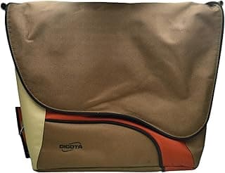DICOTA Laptop Bag For 14 Inches Screen Pep.Up Junior Modern Notebook Case-Brown