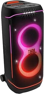 PartyBox 720 Wireless Bluetooth Party Speaker with Dynamic Light Show, 15 Hours Playtime, IPX4 Splashproof, JBL Pro Sound & Auracast Multi-Speaker Connection, Black