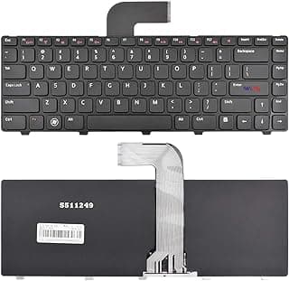 Laptop Keyboard Compatible for Dell Inspiron, N4110 M5040 M5050 N5040 N5050 10K66CH-442 904IC07C00 Laptop Keyboard