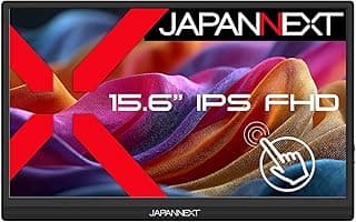 شاشة لمس محمولة 15.6 انش IPS FHD (1920x1080) مكبرات صوت مدمجة ميني اتش دي ام اي (×1) USB-C (×1) جاك (x1) | جي سينك/فري سينك | JN-MD-i156F-T-LE من جابانكست
