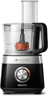 Compact food processor - 850W, 2.1L, 31 functions, PowerChop technology, Black - HR7530/10