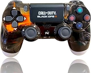 Wireless Controller, Customise made for Playstation 4, Console PS4, PC Alternatives with DUAL Vibration, Classic Design Platform DOUBLE SHOCK, Touch Pad (Cable not included) (COD)