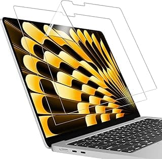 HD Screen Protector for MacBook Air 15.3 inches A2941 Released in 2023 with M2 Chip 5H PET Protective Cover Skin Laptop Accessories (2 Pack)