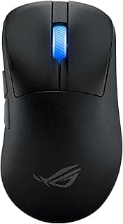 ROG Keris II Ace Wireless Gaming Mouse, 54g Lightweight, AimPoint Pro 42K Optical Sensor, Optical Micro Switches, SpeedNova Wireless, ROG Polling Rate Booster, Esports & FPS Gaming, Black