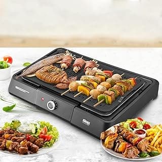Electric Grill KB1083, 1600W, Non-Stick Surface Safe Thermostat Control, 26x41.5cm