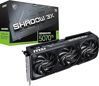 MSI GeForce RTX 5070 Ti 16G Shadow 3X OC Graphics Card