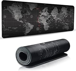 Generic Mouse Pad XXL World Map - Large Pad 80x30cm