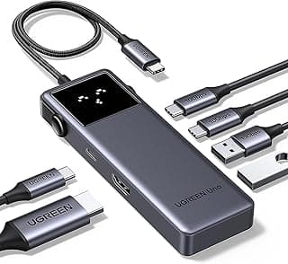 يوجرين موزع USB-C جديد 6 في 1