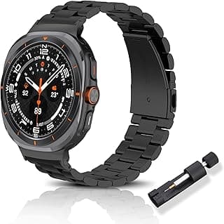 Watch Band for Samsung Galaxy Watch Ultra Metal Band Beautifully Polished Stainless Steel Replacement Strap for Samsung Galaxy Watch Ultra 47mm