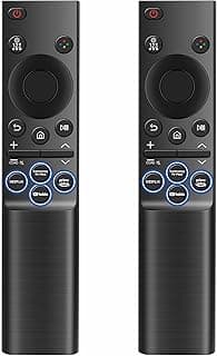جهاز ريموت كنترول عالمي لجميع شاشات سامسونج ال اي دي QLED UHD SUHD HDR LCD بإطار منحني HDTV 4K 8K ثلاثي الأبعاد مع أزرار اختصار UN32/40/43/49/50/55/58/65/75، أسود