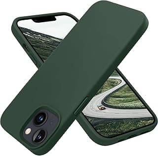 iPhone 13/14 Case [MagSafe Compatible] Full-Body Silicone Shockproof Slim Thin Phone Case for iPhone 13 & 14 6.1 inch (Forest Green)