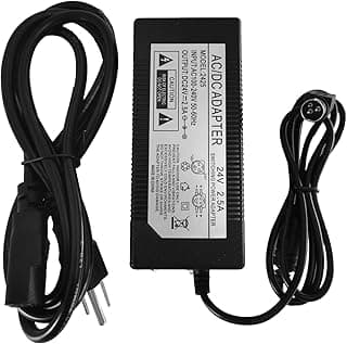 محول تيار متردد 24 فولت 2.5 أمبير بـ 3 سنون بديل لطابعات ابسون PS-150 PS-170 PS-180 PSA242 C32C825343 M159A M159B M235A M129C TM-T88II TM سلسلة T88III POS، شاحن تيار مستمر