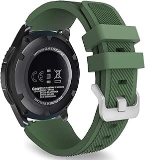 حزام رياضي سيليكون 22 مم لساعة شاومي Redmi Watch 5 Active/5 Lite/سامسونج Galaxy Watch 46mm/Watch 3 45mm/Gear S3/هواوي (GT6 GT5 GT4 GT3 GT2 GT 46MM)/GT2E/GT5 Pro/GT 6 Pro/امازفيت GTR 3/4