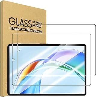 عدد 2 واقي شاشة من Vurtboly متوافق مع تابلت Honor Pad X7 8.7 بوصة 2025، زجاج مقوى 9H مضاد للخدش، متوافق مع Face ID و Apple Pencil