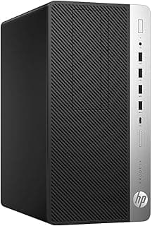 جهاز كمبيوتر برو ديسك 600 G3 مايكرو تاور بمعالج i7 7700 بتردد 3.6 جيجاهرتز و - رام 8 جيجابايت وهارد 1 تيرابايت وكارت شاشة HD 630 وجيج اي وويندوز 10 64 بت من اتش بي - 8.0 GB
