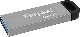 ذاكرة بيانات USB بسعة 64 جيجابايت من كينجستون- دي تي كيه ان/ جيحابايت، سعة 64.0 GB