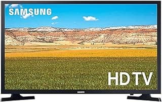 تلفزيون 32 بوصة سمارت LED عالي الدقة HD من سامسونج، مع ريسيفر مدمج، اسود، UA32T5300AUXEG