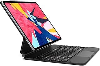 كيبورد Magic Keyboard لجهاز iPad Pro مقاس 12.9 بوصة (الجيل الخامس/الرابع/الثالث)، تصميم عائم، توصيل مغناطيسي، تاتش باد